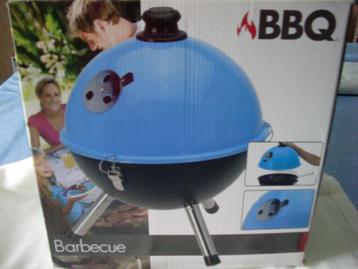 BBQ barbecue NIEUW rond tafelmodel blauw