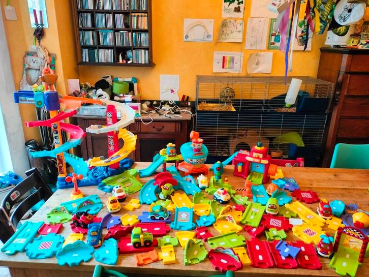 Groot lot Toet toet auto's en banen, Kinderen en Baby's, Speelgoed | Vtech, Gebruikt, Ophalen