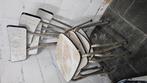 vintage formica stoelen 4 stuks, Ophalen, Gebruikt, Kunststof