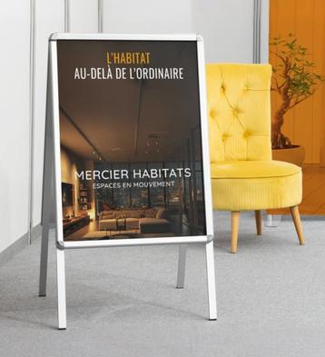 Chevalets de trottoir aluminium beschikbaar voor biedingen