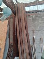 Azobepalen hardhout ideaal voor vijver, Tuin en Terras, Palen, Balken en Planken, Ophalen, Zo goed als nieuw, Hardhout