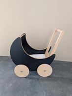 Ooh Noo zwarte houten poppenwagen, Ophalen, Zo goed als nieuw