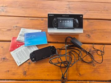 PSP piano black met originele doos, Enlèvement