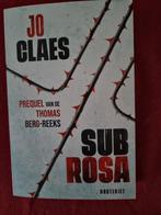 Jo Claes - Sub rosa, Boeken, Ophalen of Verzenden, Nieuw, Jo Claes