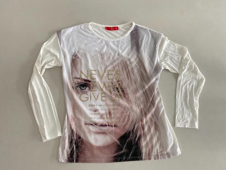 iko m, Kleding | Dames, T-shirts, Zo goed als nieuw, Maat 38/40 (M), Wit, Lange mouw, Ophalen of Verzenden