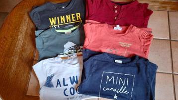 Lot de 6 tee-shirts ML 3 ans, Garçon, Enlèvement ou Envoi, Diverses, Chemise ou À manches longues