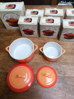 trendy & cosy ovenschotels 6x0.5l 1x1l, Ophalen of Verzenden, Zo goed als nieuw, Oranje, Bak of Kom