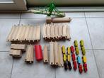 Diverse houten treinsets ikea, Gebruikt, Ophalen of Verzenden, Duw- of Trekspeelgoed