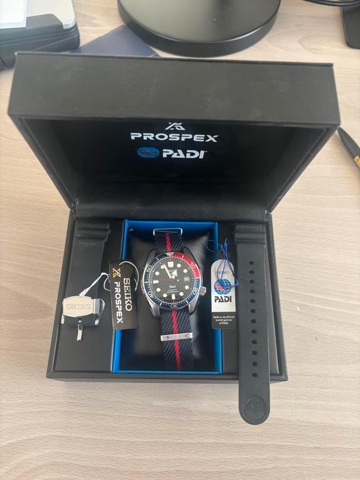 Seiko Prospex SPB087J1 Full Set, Handtassen en Accessoires, Horloges | Heren, Zo goed als nieuw, Polshorloge, Seiko, Staal, Kunststof