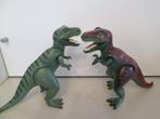 Playmobil ; 2 Dino"s van 2007 ,1 T- Rex en 1 Velociaptors, Comme neuf, Enlèvement, Playmobil en vrac