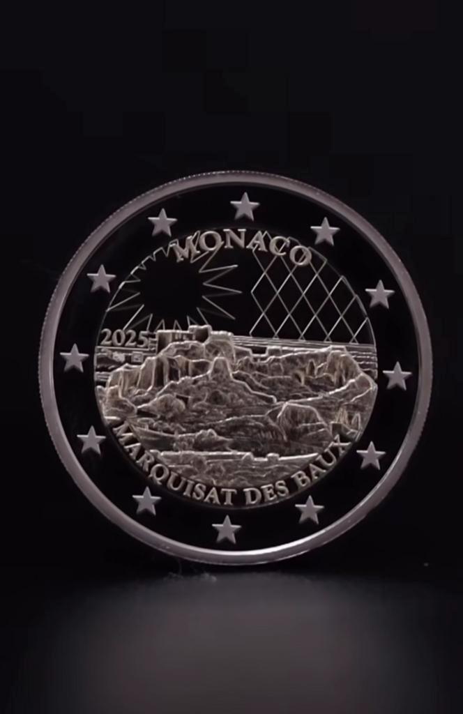 Prévente 2 euros BE Monaco 2025 Marquisat des Baux, Postzegels en Munten, Munten | Europa | Euromunten, 2 euro, Monaco, Ophalen of Verzenden