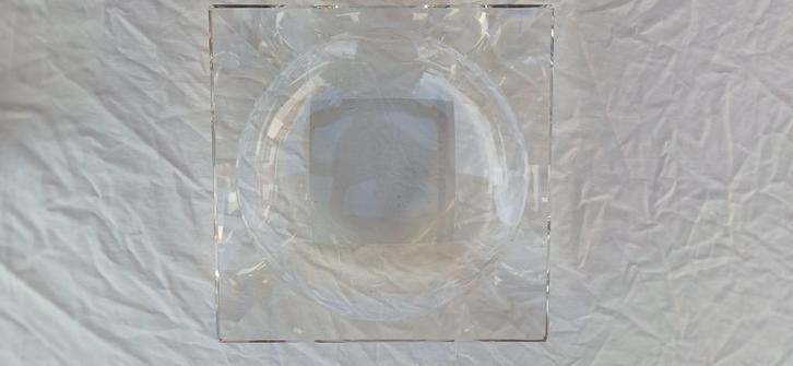 kristallen schaal, Antiek en Kunst, Antiek | Glaswerk en Kristal, Ophalen of Verzenden