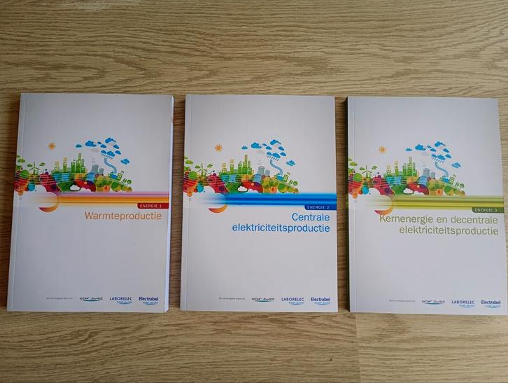 Set van 3 energie-invulboeken – Warmte, Elektriciteit, Kerne, Boeken, Schoolboeken, Nieuw, Ophalen of Verzenden