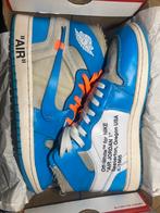 Jordan 1 High x Off-White ‘University Blue’, Baskets, Bleu, Porté, Enlèvement