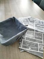 Rieten broodmandje met 2 papieren broodzakjes, Hobby & Loisirs créatifs, Paniers de pique-nique, Enlèvement ou Envoi