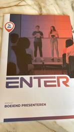 Enter - module Boeiend presenteren, Boeken, Schoolboeken, Verzenden, ASO, Informatica en Computer, Nieuw
