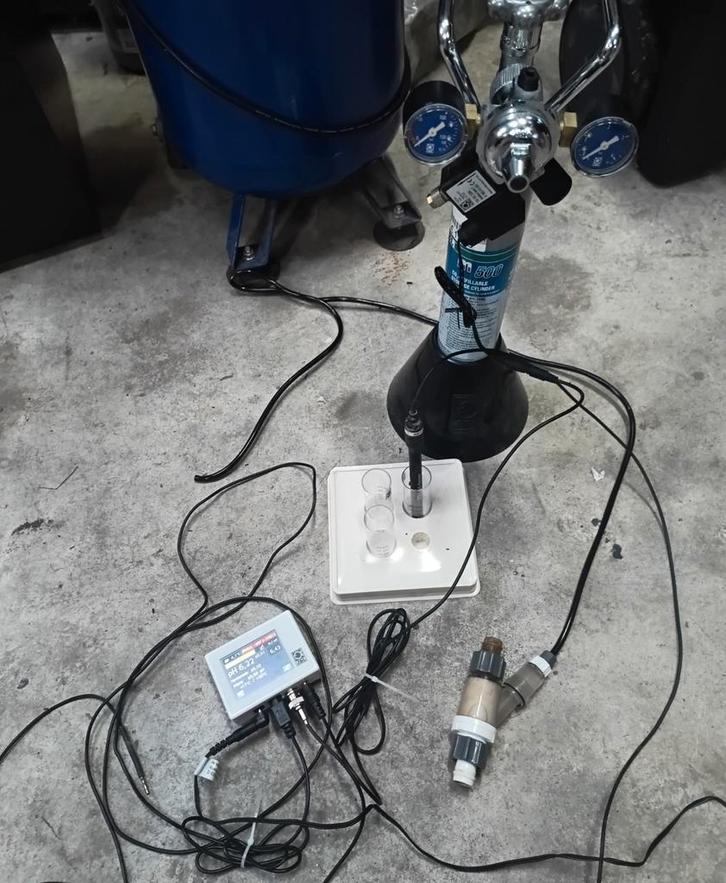 JBL Proflora CO2 Set met pH Computer, Dieren en Toebehoren, Vissen | Aquaria en Toebehoren, Zo goed als nieuw, Filter of Co2, Ophalen of Verzenden