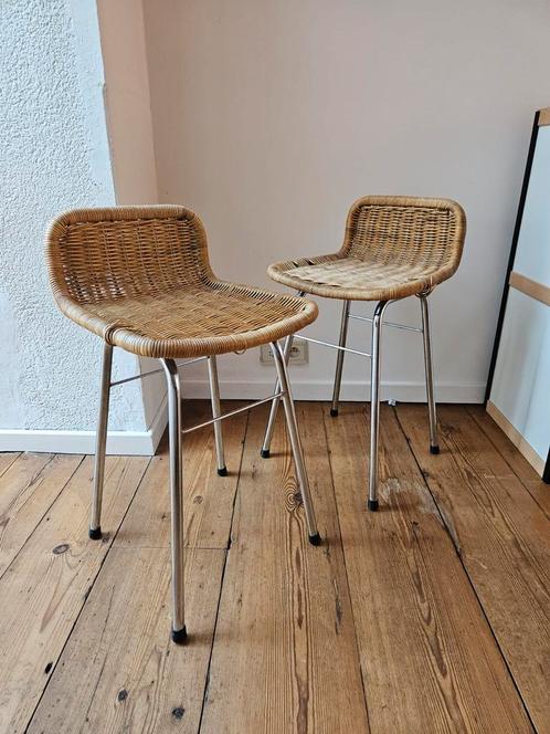 2 Vintage stoelen Rohé Noordwolde jaren '60, Huis en Inrichting, Stoelen, Zo goed als nieuw, Twee, Ophalen