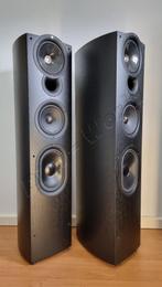 Kef Q11 zuilspeakers aan in de elegante kleur Black ash, Overige merken, Front, Rear of Stereo speakers, Ophalen of Verzenden
