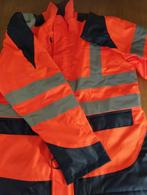Nieuwe omkeerbare jas maat large (oranje / donkerblauw), Enlèvement, Taille 52/54 (L), Neuf, Orange