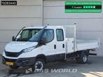 Iveco Daily 35C16 3.0L Open Laadbak Dubbel Cabine met Kist 3, Auto's, Bestelwagens en Lichte vracht, Stof, Gebruikt, Euro 6, 4 cilinders