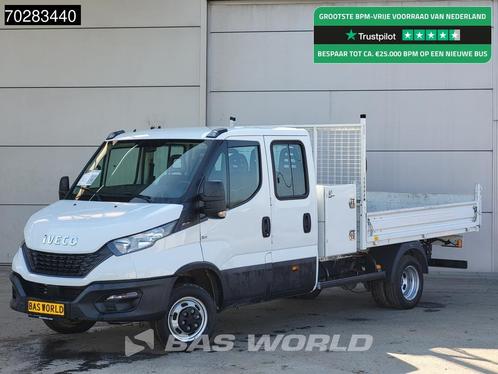 Iveco Daily 35C16 3.0L Open Laadbak Dubbel Cabine met Kist 3, Auto's, Bestelwagens en Lichte vracht, Bedrijf, Te koop, Airconditioning