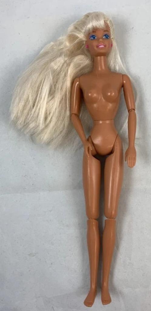 Barbie Biking Bicyclin pop Mattel 11689 vintage 1993 fietser, Verzamelen, Poppen, Zo goed als nieuw, Pop, Verzenden