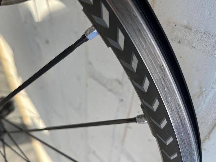 Wielen Fulcrum zero (beschadigd), Fietsen en Brommers, Fietsonderdelen, Gebruikt, Racefiets, Wiel, Ophalen