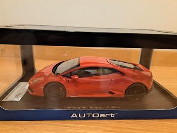 Lamborghini Huracan LP610-4 AUTOART Rood 1/18 beschikbaar voor biedingen