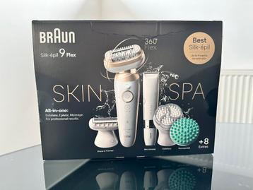Épilateur Braun Silk-épil 9 Flex SkinSpa sous cello beschikbaar voor biedingen