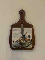 Assiette à fromage avec couteau, carreaux de céramique, Enlèvement ou Envoi