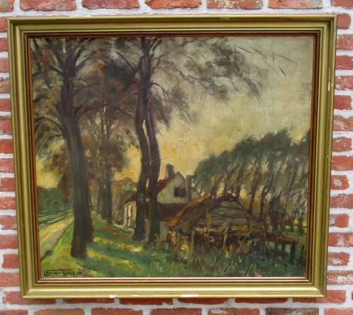 Vandersmissen Leo ( 1900 - 1966 ) Zeer groot schilderij, Antiek en Kunst, Kunst | Schilderijen | Klassiek, Ophalen