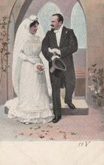 FANTASIE -  Mooi Trouwkoppel  + 115 Jaar oud !, Verzamelen, Verzenden, Voor 1920, Gelopen, Overige thema's
