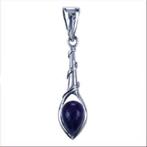Amethist hanger van zilver, Ophalen of Verzenden, Nieuw, Paars, Zilver