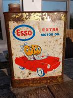 Vintage olieblik ESSO Extra Motor Oil, Verzamelen, Blikken, Ophalen of Verzenden, Gebruikt