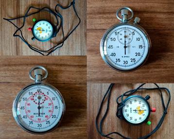 Chronometer stopwatch Marathon Hanhart, Handtassen en Accessoires, Horloges | Antiek, Ophalen of Verzenden, Zakhorloge, Overige merken