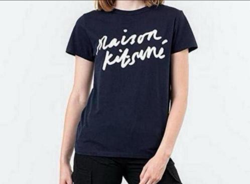 T-SHIRT MAISON KITSUNÉ LOGO TEE - Nieuw tshirt L navy blauw, Kleding | Dames, T-shirts, Nieuw, Maat 42/44 (L), Blauw, Korte mouw