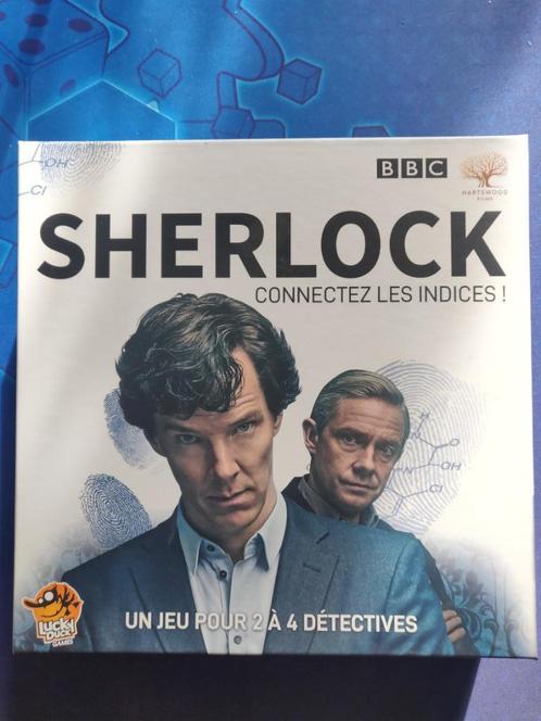 Jeu: Sherlock - Connectez les Indices, Hobby en Vrije tijd, Gezelschapsspellen | Overige, Zo goed als nieuw, Een of twee spelers