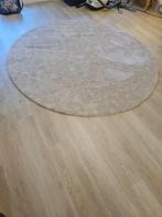 Rond tapijt nieuw, Maison & Meubles, Ameublement | Tapis & Moquettes, Comme neuf, Rond, Beige, Enlèvement