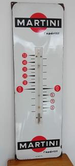 Emaille reclamebord thermometer Martini 1966, Ophalen, Zo goed als nieuw, Reclamebord