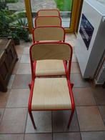 4 nieuwe schoolstoelen, Huis en Inrichting, Stoelen, Ophalen, Chaises d'écolier., Nieuw, Vier
