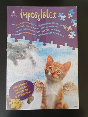 Legpuzzel 'Impossibles' met katten, randloos (nieuw) beschikbaar voor biedingen