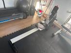 Compelte home-gym te koop - roeier, benches, plyo box, Ophalen of Verzenden, Zo goed als nieuw, Borst, Fitnessbank