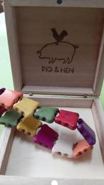 Leuke coloured butterflies stenen armband TU pigs & hen box, Handtassen en Accessoires, Armbanden, Ophalen of Verzenden, Nieuw