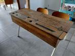 Retro schoolbank, Huis en Inrichting, Ophalen, Gebruikt