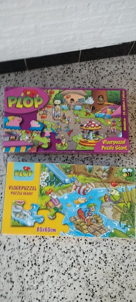 Set Vloerpuzzel Plop 24 stukken, Kinderen en Baby's, Speelgoed | Kinderpuzzels, Gebruikt, 10 tot 50 stukjes, Ophalen