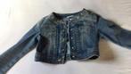 Jeansjasje diamante blu 128, Meisje, Ophalen of Verzenden, Zo goed als nieuw, Diamante blu