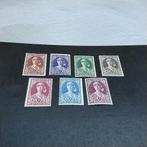 BELGIE 326 /332 scharnier en cote 82,50 €, Ophalen of Verzenden