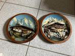 2 houten borden, Antiek en Kunst, Antiek | Wandborden en Tegels, Ophalen of Verzenden