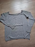 Feestelijke grijze Damespull met glitters M, Ophalen